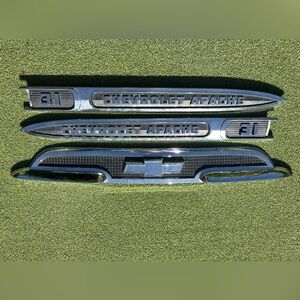 Chevrolet Apache Pick Up Truck Chrome Emblems